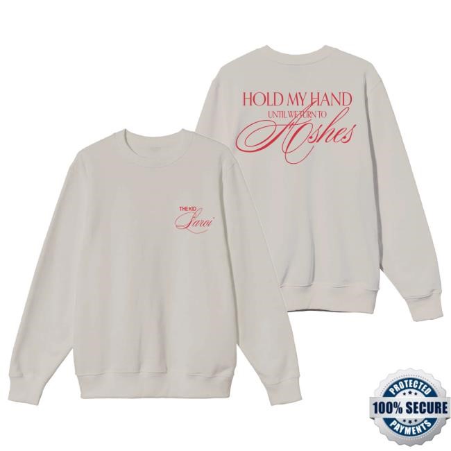 "Ashes" Embroidered Pullover Sweatshirt – THE KID LAROI Merch "Ashes" Embroidered Pullover Sweatshirt – THE KID LAROI Merch